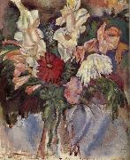 Jules Pascin Flower and vase oil painting